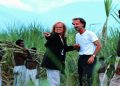 Klaus Kinski and Werner Herzog during the production of Cobra Verde. Taken from IMDb.