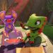 yooka-replaylee characters hanging out