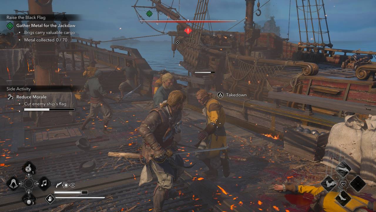 black flag resynced combat example